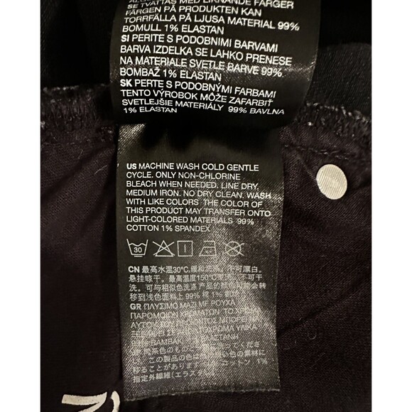 Cheap Monday Jeans Men’s 34/32 Dark Denim Black Straight Leg In Law - Picture 10 of 10